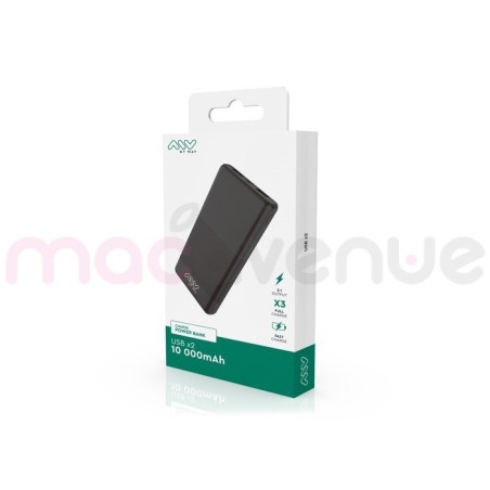 MYWAY POWERBANK 2 USB-A 10000MAH NOIR