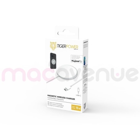 TIGER POWER CHARGEUR SANS FIL MAGNETIQUE MAGSAFE