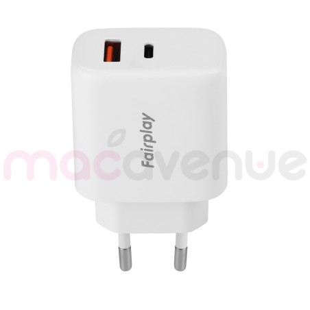 FAIRPLAY MESSINA Chargeur 65W 2USB (A+C)