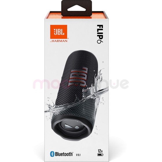 JBL Enceinte Bluetooth FLIP 6 Etanche Noire