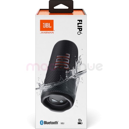 JBL Enceinte Bluetooth FLIP 6 Etanche Noire