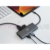 XTREMEMAC - Hub USB-C 8 ports aluminium