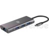 XTREMEMAC - Hub USB-C 8 ports aluminium