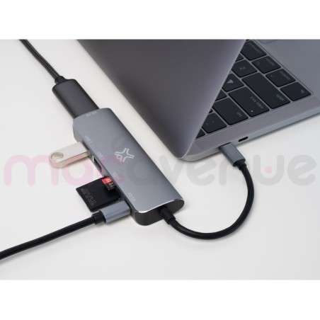 XTREMEMAC - Hub USB-C 6 ports aluminium