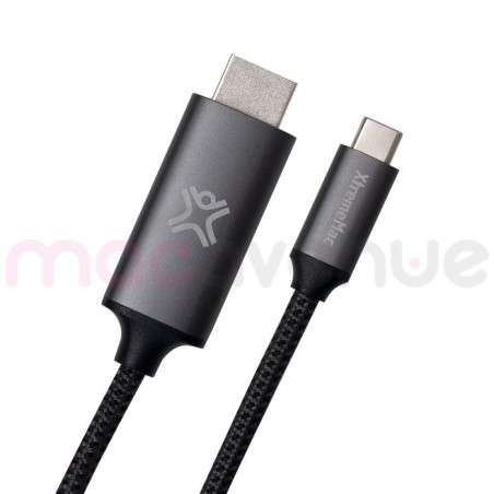 XTREMEMAC - Câble USB-C vers HDMI ultra résistant 2 mètres