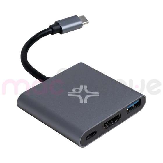 XTREMEMAC - Hub USB-C 3 ports (HDMI+USB-A+USB-C) Power Delivery