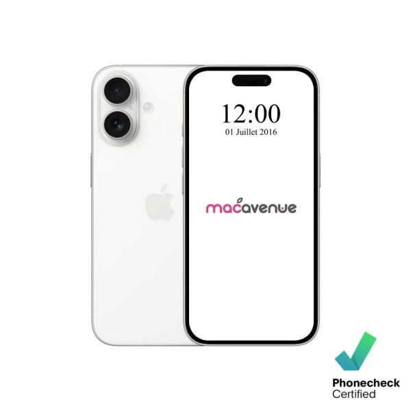 APPLE iPhone 16 Blanc - Occasion