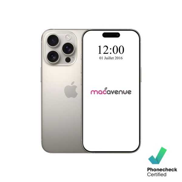 APPLE iPhone 16 Pro d'occasion Titane Naturel