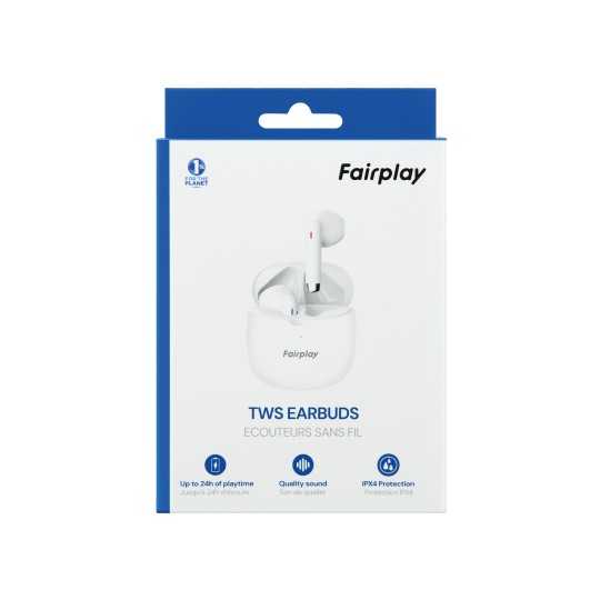 FAIRPLAY ALASKA Ecouteurs TWS Blancs