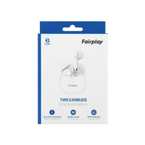 FAIRPLAY ALASKA Ecouteurs TWS Blancs