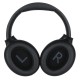 FORCELL F- Audio Casque bluetooth Sonic Aura noir avec réduction de bruit ANC