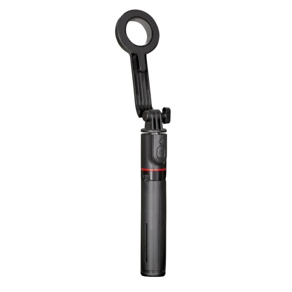 FORCELL F-GRIP S100M Trépied / Perche à selfie noire 1m compatible MagSafe avec télécommande sans fil