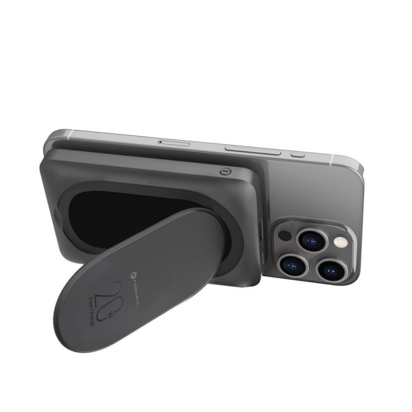 FORCELL F-ENERGY Batterie externe noire compatible MagSafe USB-A USB-C 20W 10 000 mAh