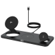 FORCELL F-Energy Station de charge à induction 3-en-1 compatible MagSafe 20.5 W avec câble USB-C vers USB-C