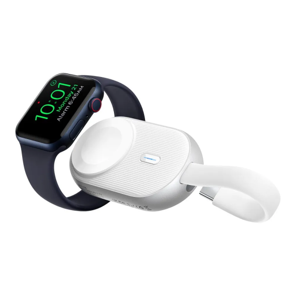 FORCELL F-Energy Mini Power Watch - Batterie externe Compacte pour Apple Watch - blanc