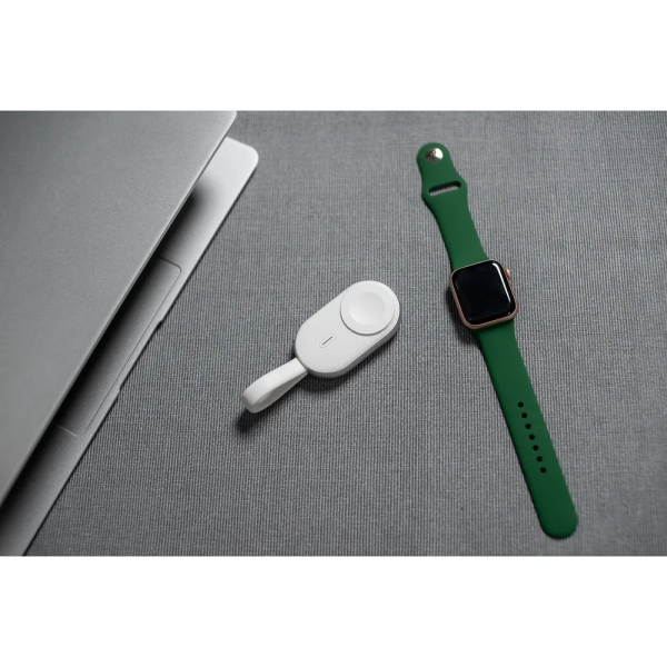 FORCELL F-Energy Mini Power Watch - Batterie externe Compacte pour Apple Watch - blanc