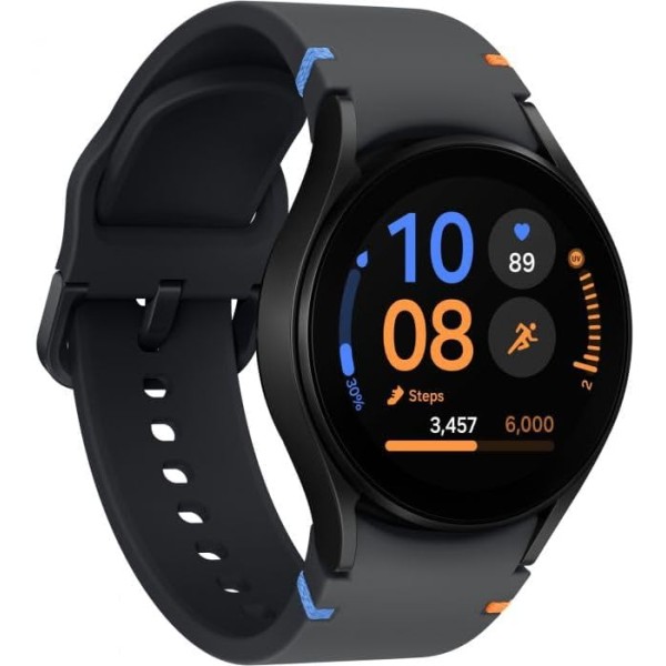 SAMSUNG Galaxy Watch FE Noir (Bracelet Silicone Noir) - Neuf