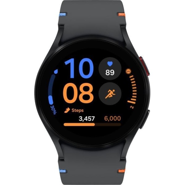 SAMSUNG Galaxy Watch FE Noir (Bracelet Silicone Noir) - Neuf