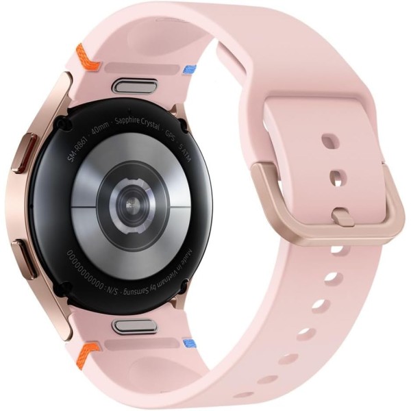 SAMSUNG Galaxy Watch FE Or (Bracelet Silicone Rose) - Neuf