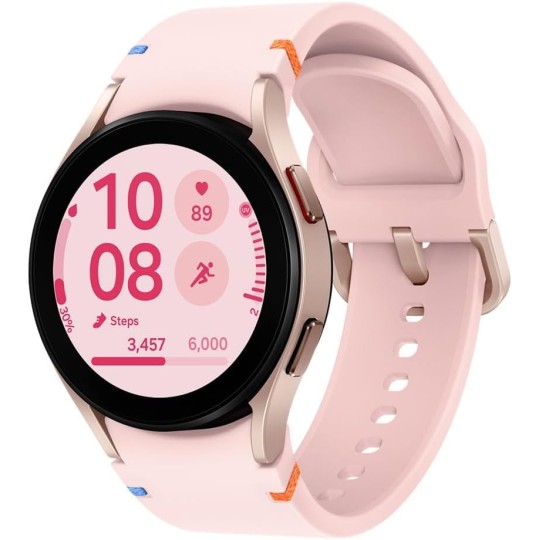 SAMSUNG Galaxy Watch FE Or (Bracelet Silicone Rose) - Neuf