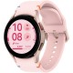 SAMSUNG Galaxy Watch FE Or (Bracelet Silicone Rose) - Neuf