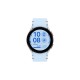 SAMSUNG Galaxy Watch FE Argent (Bracelet Silicone Bleu) - Neuf