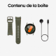 SAMSUNG Galaxy Watch 7 44mm Argent (Bracelet En Silicone Argentées) - Neuf