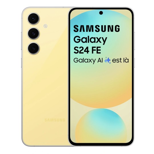 SAMSUNG Galaxy S24 FE 5G Dual SIM Jaune - Neuf