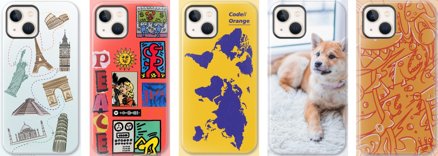 Exemple de coques personnalisées sur mesure