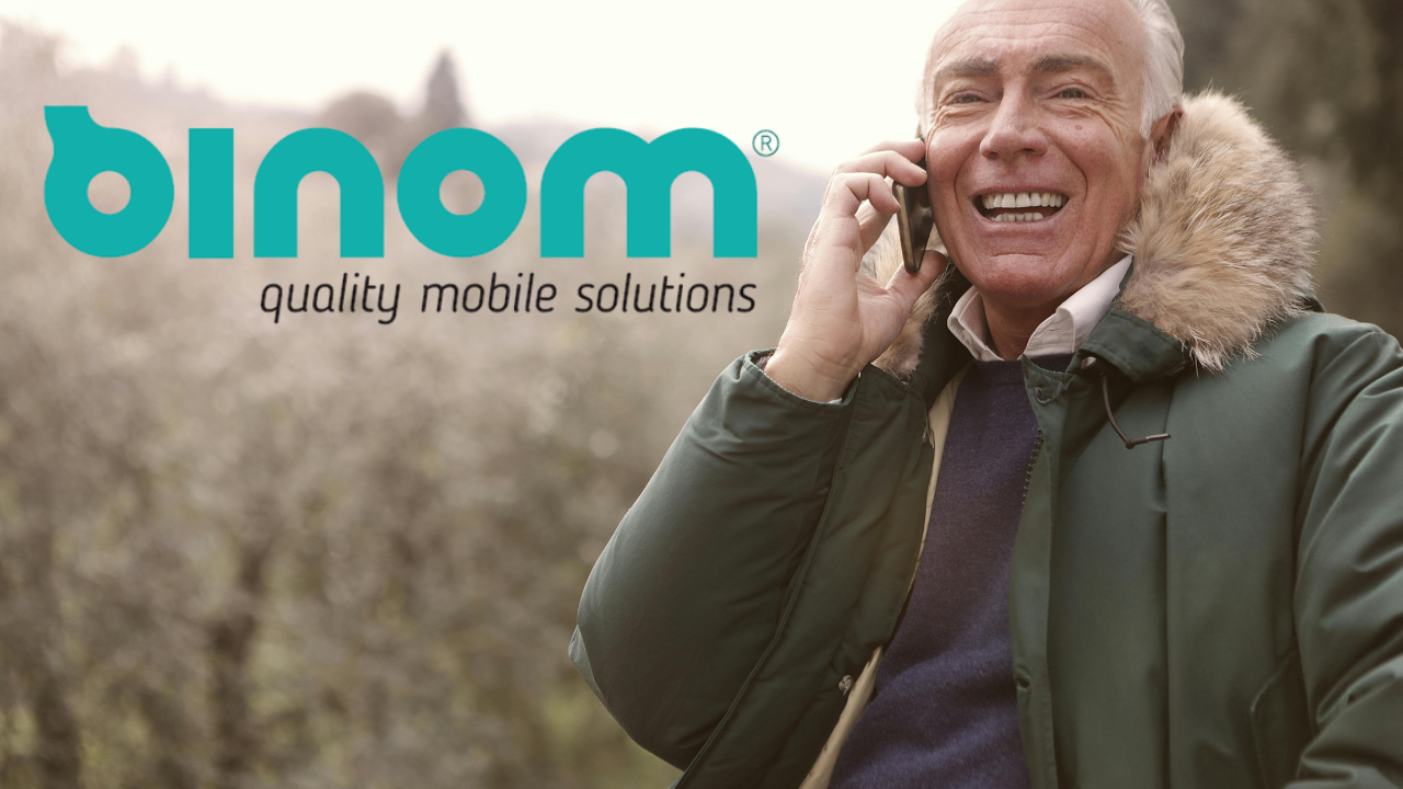 Téléphone simplifié senior : découvrez la marque française Binom